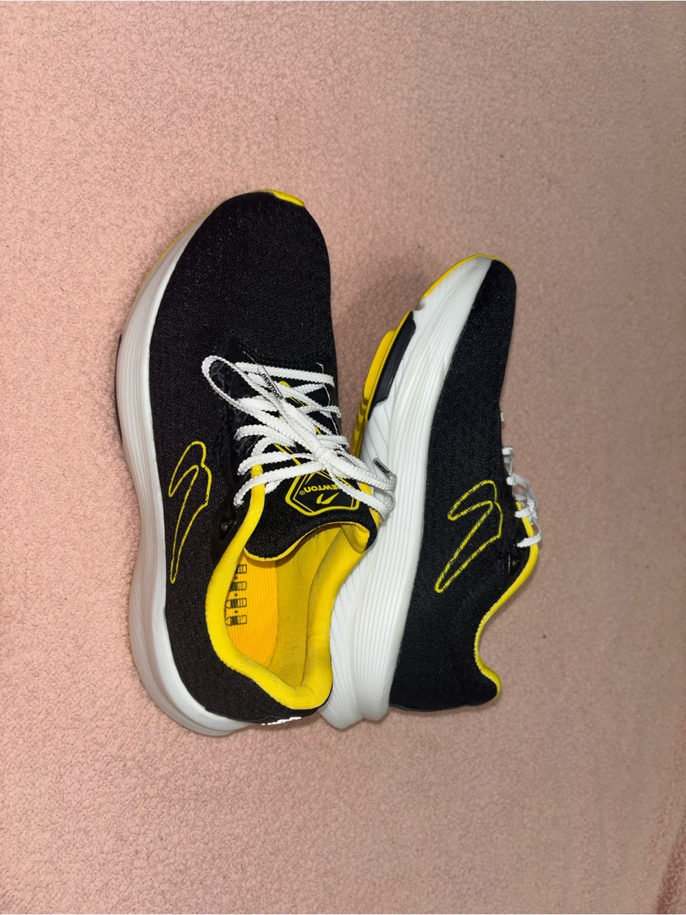 Newton Black and Yellow Running Shoes - Picture 3 of 11